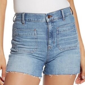 Madewell Relaxed Dadjean High-Rise Shorts